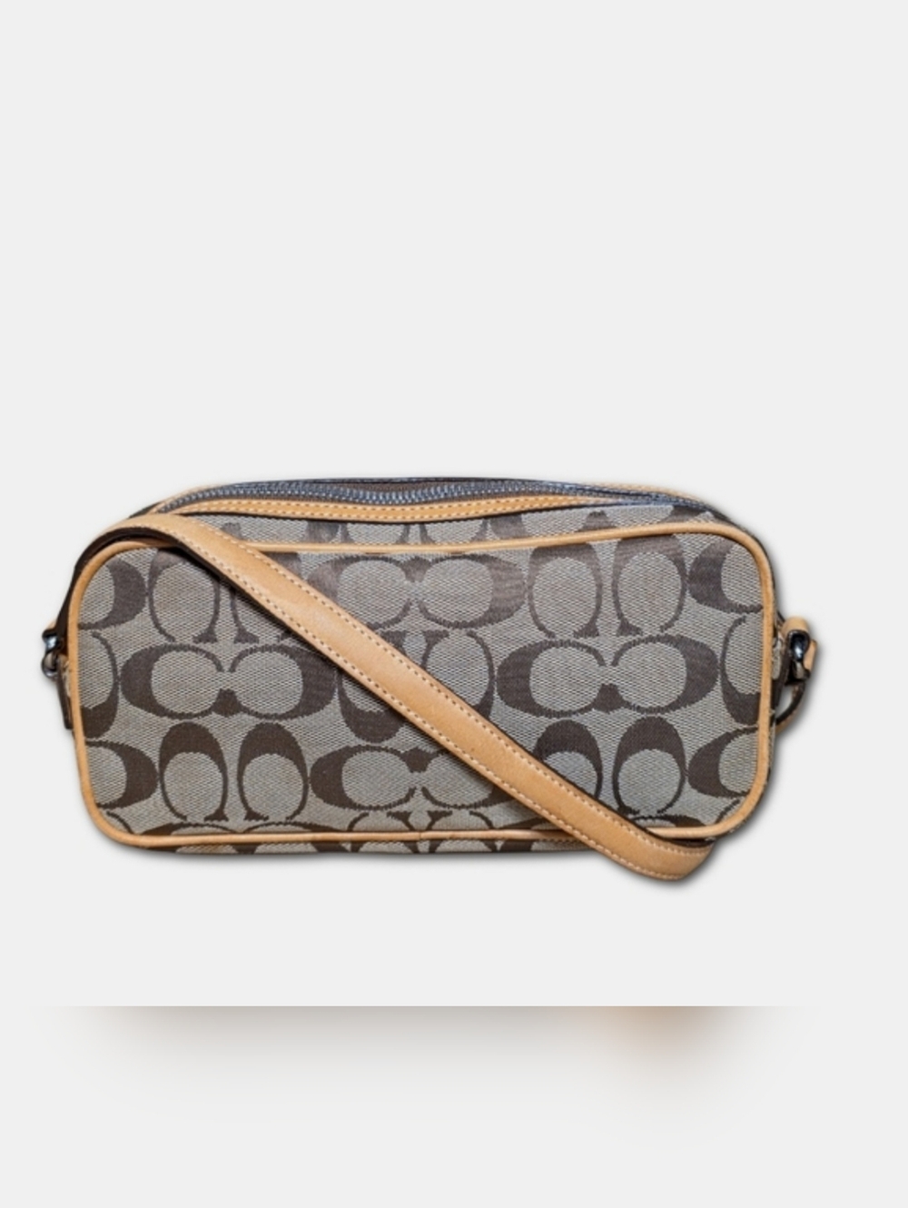 COACH Signature Canvas Shoulder/Crossbody Bag